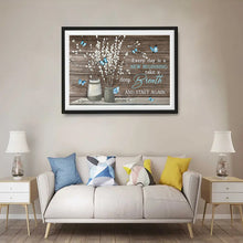 Load image into Gallery viewer, Flower And Butterfly Canvas Painting, Plant Posters And Prints