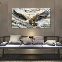 Load image into Gallery viewer, 1pc 2D Wooden Framed Canvas Painting Eagle Wall Art Prints For Home Decoration, Living Room & Bedroom, Festival Party Decor, Gifts, Ready To Hang