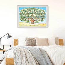 Load image into Gallery viewer, Name Tree Canvas Painting, Family Tree Posters And Prints