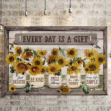 Load image into Gallery viewer, EVERY DAY IS A GIFT Canvas Painting, Plant Posters And Prints