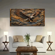 Load image into Gallery viewer, 1pc Wooden Framed Canvas Painting Motivation Quotes Eagle Inspirational Paintings Wall Art Prints For Home Decoration, Living Room & Bedroom, Festival Party Decor, Gifts, Ready to Hang