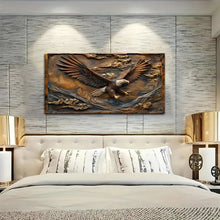 Load image into Gallery viewer, 1pc Wooden Framed Canvas Painting Motivation Quotes Eagle Inspirational Paintings Wall Art Prints For Home Decoration, Living Room & Bedroom, Festival Party Decor, Gifts, Ready to Hang