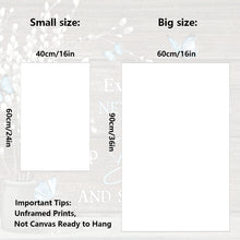 Load image into Gallery viewer, Flower And Butterfly Canvas Painting, Plant Posters And Prints