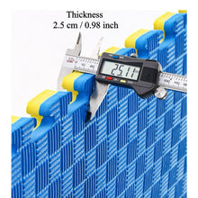 Load image into Gallery viewer, 1x1m Puzzle Exercise Floor Mat, Pack of 2, Interlocking Foam Tiles with Border, Exercise Equipment Mat for Gyms, Yoga, Outdoor Workout