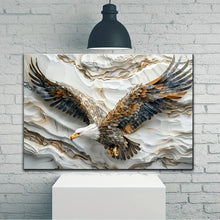 Load image into Gallery viewer, 1pc 2D Wooden Framed Canvas Painting Eagle Wall Art Prints For Home Decoration, Living Room & Bedroom, Festival Party Decor, Gifts, Ready To Hang