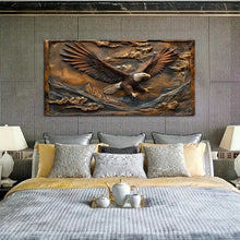 Load image into Gallery viewer, 1pc Wooden Framed Canvas Painting Motivation Quotes Eagle Inspirational Paintings Wall Art Prints For Home Decoration, Living Room & Bedroom, Festival Party Decor, Gifts, Ready to Hang