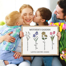 Load image into Gallery viewer, Custom Birth Flower Canvas - Unique Family Gifts