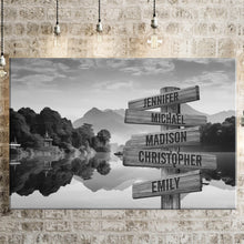 Load image into Gallery viewer, Beautiful Scenery Multi-Names Premium Canvas