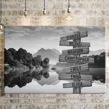 Load image into Gallery viewer, Beautiful Scenery Multi-Names Premium Canvas
