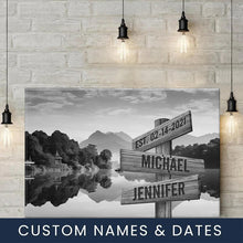 Load image into Gallery viewer, Beautiful Scenery Multi-Names Premium Canvas
