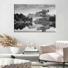 Load image into Gallery viewer, Beautiful Scenery Multi-Names Premium Canvas