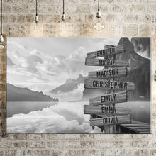 Load image into Gallery viewer, Canyon Dock Multi-Names Premium Canvas