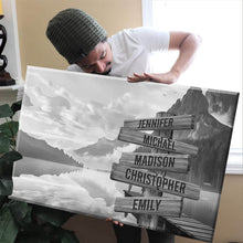 Load image into Gallery viewer, Canyon Dock Multi-Names Premium Canvas