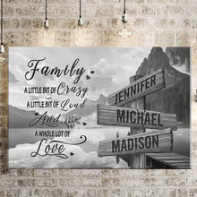 Load image into Gallery viewer, Canyon Dock  A Little Whole Lot of Love Multi-Names Premium Canvas