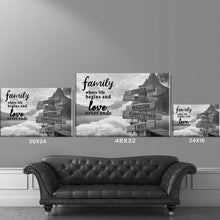 Load image into Gallery viewer, Canyon Dock Where Life Begins And Love Never Ends Multi-Names Premium Canvas Poster