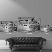 Load image into Gallery viewer, Coconut Palm Beach A Little Whole Lot of Love Multi-Names Premium Canvas Poster