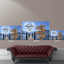 Load image into Gallery viewer, Lake Dock Color All of Me Loves All of You Multi-Names Premium Canvas Poster