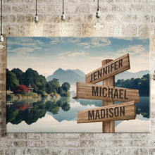 Load image into Gallery viewer, Beautiful Scenery Color Multi-Names Premium Canvas Poster