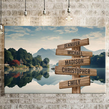 Load image into Gallery viewer, Beautiful Scenery Color Multi-Names Premium Canvas