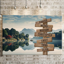 Load image into Gallery viewer, Beautiful Scenery Color Multi-Names Premium Canvas