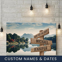 Load image into Gallery viewer, Beautiful Scenery Color Multi-Names Premium Canvas
