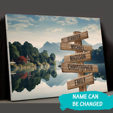 Load image into Gallery viewer, Beautiful Scenery Color Multi-Names Premium Canvas Poster