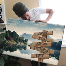 Load image into Gallery viewer, Beautiful Scenery Color Multi-Names Premium Canvas