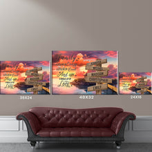 Load image into Gallery viewer, Coast Dusk Color A Little Whole Lot of Love Multi-Names Premium Canvas