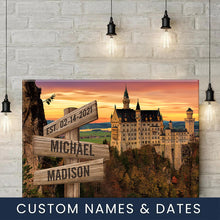 Load image into Gallery viewer, Country Castle Color Multi-Names Premium Canvas
