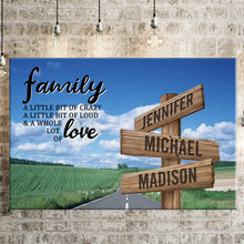 Load image into Gallery viewer, Country Road  Color A Little Whole Lot of Love Multi-Names Premium Canvas