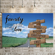 Load image into Gallery viewer, Country Road  Color A Little Whole Lot of Love Multi-Names Premium Canvas