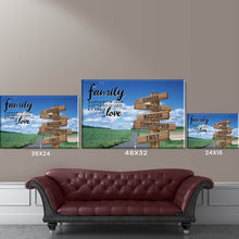 Load image into Gallery viewer, Country Road Color A Little Whole Lot of Love Multi-Names Premium Canvas Poster