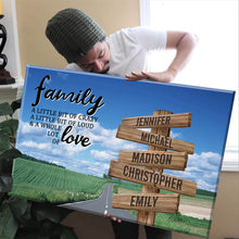 Load image into Gallery viewer, Country Road  Color A Little Whole Lot of Love Multi-Names Premium Canvas