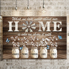Load image into Gallery viewer, Custom Canvas Prints Personalized Names Gifts Premium Canvas