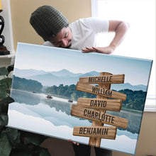 Load image into Gallery viewer, Dreams Interpretation of Lake Color Multi-Names Premium Canvas