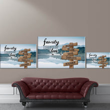 Load image into Gallery viewer, Dreams Interpretation of Lake Color A Little Whole Lot of Love Multi-Names Premium Canvas Poster