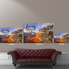 Load image into Gallery viewer, Mountain Scenery Color A Little Whole Lot of Love Multi-Names Premium Canvas Poster