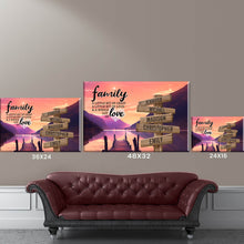 Load image into Gallery viewer, River Moonlight  Color A Little Whole Lot of Love Multi-Names Premium Canvas