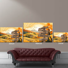 Load image into Gallery viewer, Rural Scenery Color Multi-Names Premium Canvas
