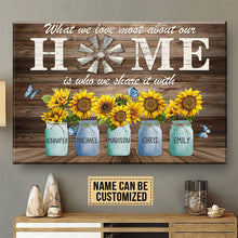 Load image into Gallery viewer, Unique Gift For A Family Personalized Names Gift Premium Canvas
