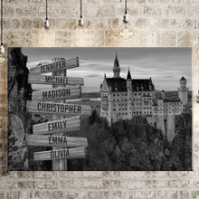 Load image into Gallery viewer, Country Castle Multi-Names Premium Canvas Poster