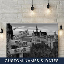 Load image into Gallery viewer, Country Castle Multi-Names Premium Canvas