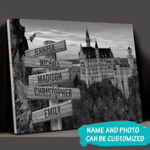 Load image into Gallery viewer, Country Castle Multi-Names Premium Canvas