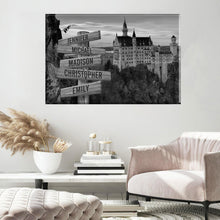 Load image into Gallery viewer, Country Castle Multi-Names Premium Canvas