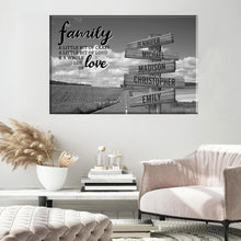 Load image into Gallery viewer, Country Road  A Little Whole Lot of Love Multi-Names Premium Canvas