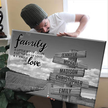 Load image into Gallery viewer, Country Road  A Little Whole Lot of Love Multi-Names Premium Canvas