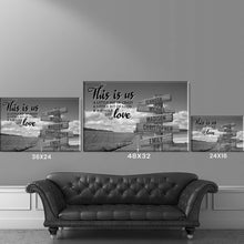 Load image into Gallery viewer, Country Road  Personalized "THIS IS US" Multi-Names Premium Canvas