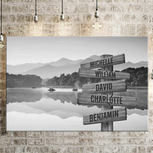 Load image into Gallery viewer, Dreams Interpretation of Lake Multi-Names Premium Canvas