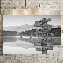 Load image into Gallery viewer, Dreams Interpretation of Lake Multi-Names Premium Canvas