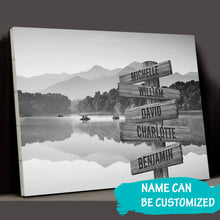 Load image into Gallery viewer, Dreams Interpretation of Lake Multi-Names Premium Canvas
